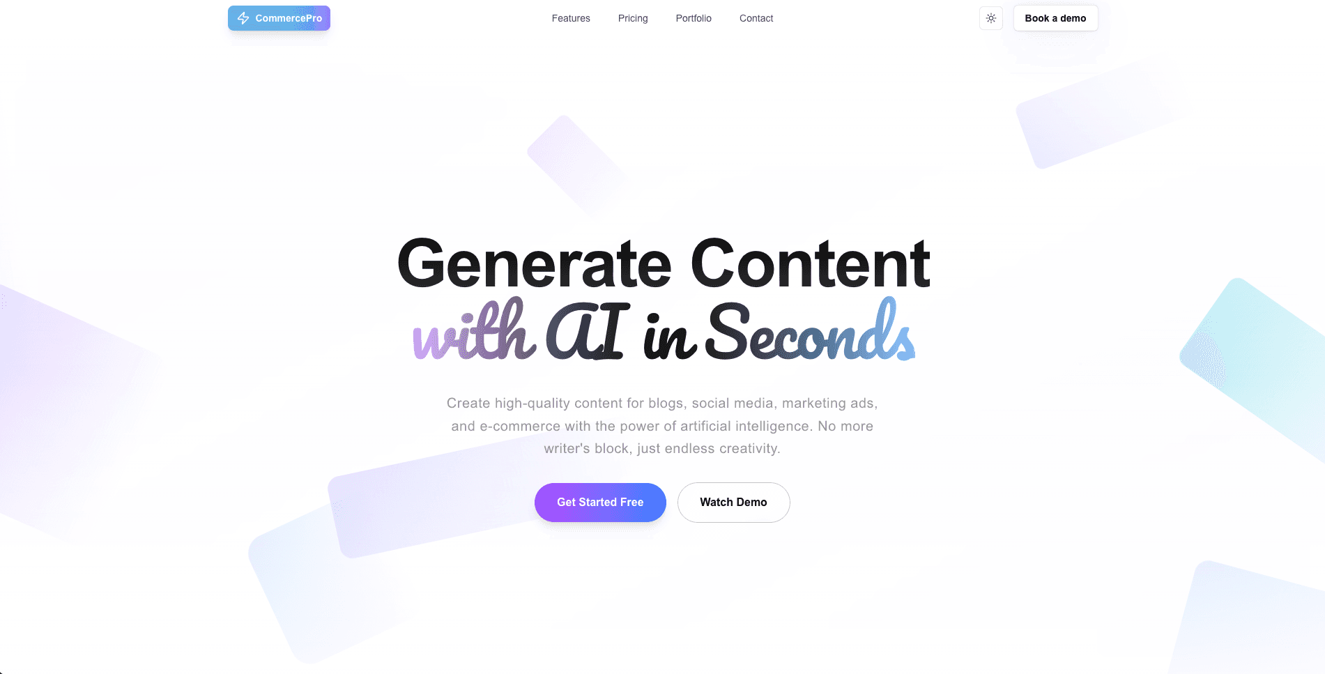 AI Content Generator Screenshot 2
