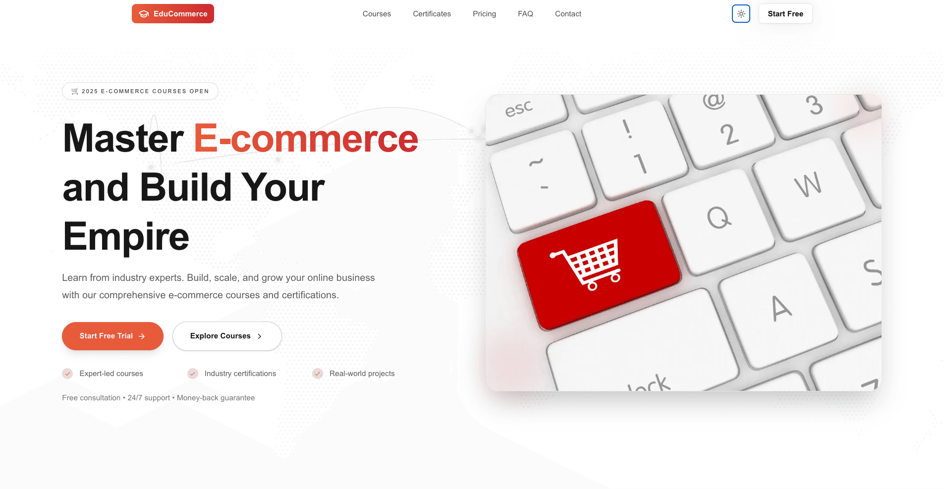 E-commerce Education Screenshot 2