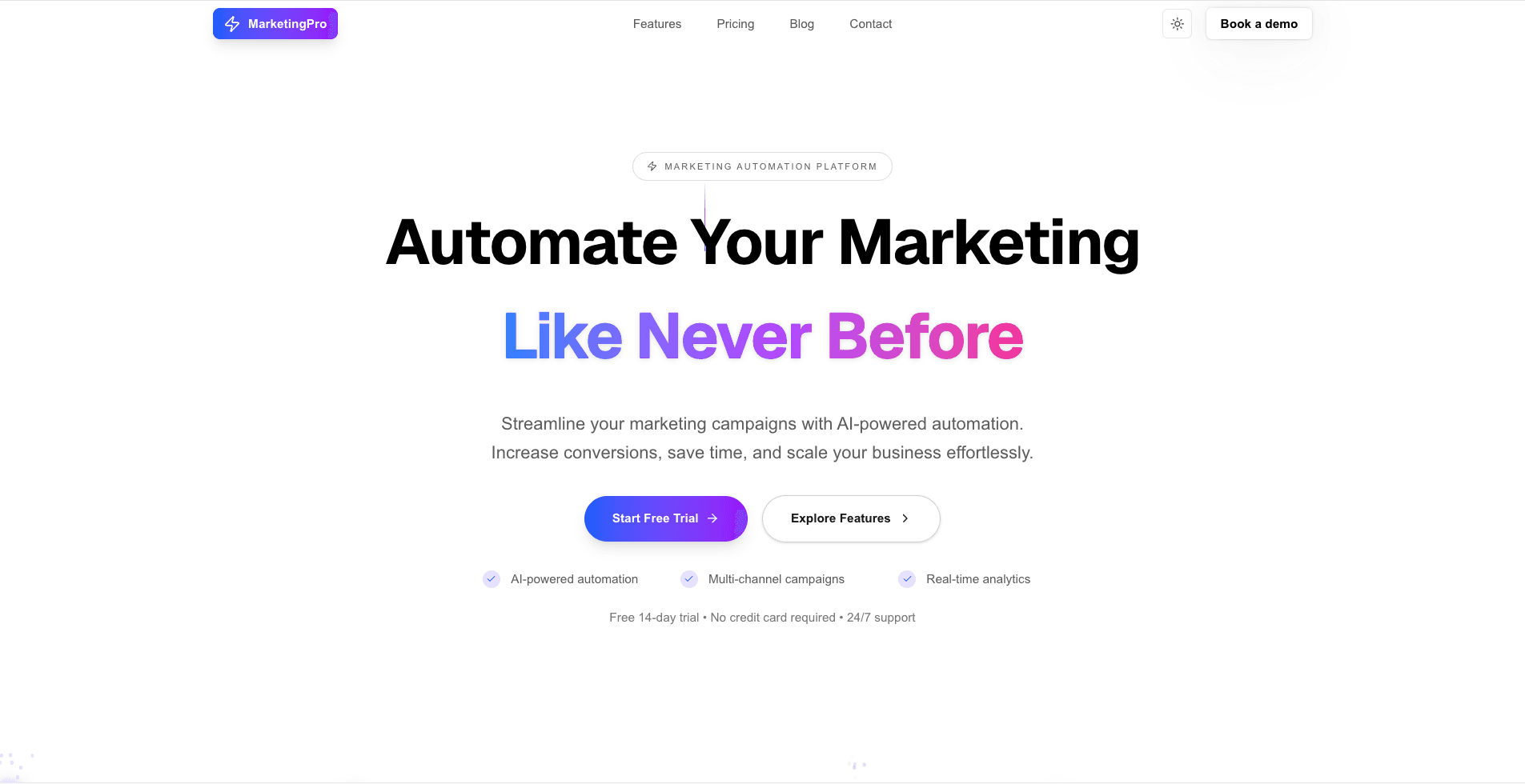 Marketing Automation Screenshot 2